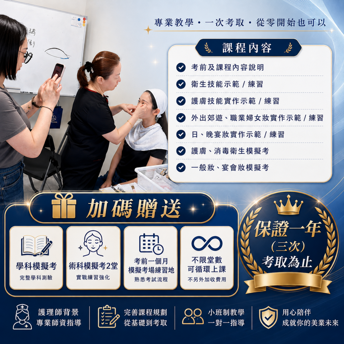 美容丙級證照保證班